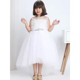 Toy Balloon kids Girls Embellished Net Fit & Flare Dress-picture-42