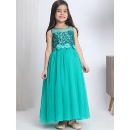 Toy Balloon kids Girls Embellished Net Fit & Flare Dress-picture-33