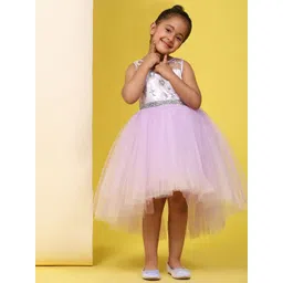 Toy Balloon kids Girls Embellished Net Fit & Flare Dress-picture-23