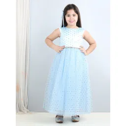 Toy Balloon kids Girls Embellished Net Fit & Flare Maxi Dress-picture-20