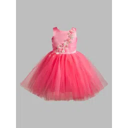 Toy Balloon kids Girls Embellished Sleeveless Net Fit & Flare Party Dress-picture-17