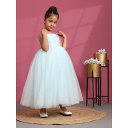 Toy Balloon kids Girls Embroidered Net Fit & Flare Maxi Dress-picture-39