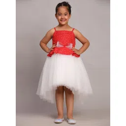 Toy Balloon kids Girls Net Fit & Flare Maxi Dress-picture-21