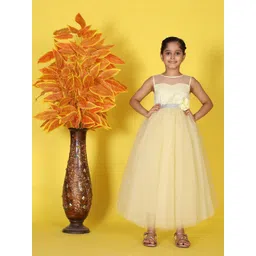 Toy Balloon kids Girls Net Fit & Flare Maxi Dress-picture-16