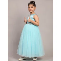 Toy Balloon kids Girls Net Fit & Flare Maxi Dress image 4