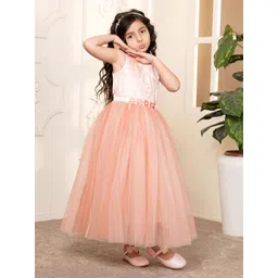 Toy Balloon kids Net Fit & Flare Maxi Dress-picture-25