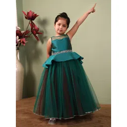 Toy Balloon kids Net Fit & Flare Maxi Dress-picture-29