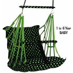 toyafox baby swing Cotton for Kids children chair jhula 1-6 Years Folding & Washable Swings-picture-24