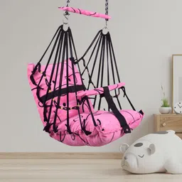 toyafox baby swing for Kids children chair jhula Cotton 1-6 Years Folding & Washable Swings-picture-33