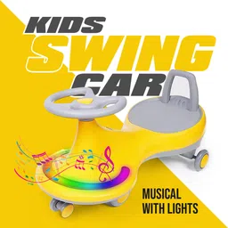 toys r us avigo Premium baby swing car | kids magic car | magic car with music and light Car Non Battery Operated Ride On image 2