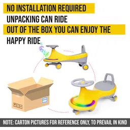 toys r us avigo Premium baby swing car | kids magic car | magic car with music and light Car Non Battery Operated Ride On image 5