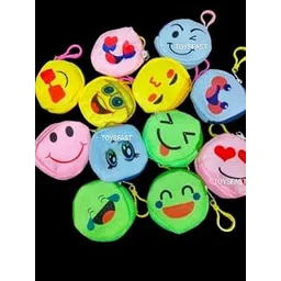 toysfast (Pack of 6 Smiley Purse) Mini Coin Pouch Purse for Kids – Stylish and Durable Coin Carrier Bag | Perfect for Birthdays(MM3)-picture-27