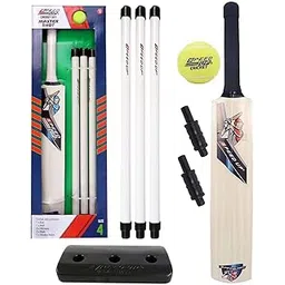 Toyshine Speed Up Master Shot Combo Box Cricket Kit For Kids (Bat Size: 4, 5-10 Yrs) Gift Sports Outdoor Toy Boys Girls Picnic (Box Pack)- Sstp, Multicolor-image-26