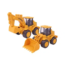 Toyshine Friction Powered Construction Vehicles Pack of 2 - Yellow-picture-17