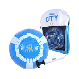 Toyshine Speed Up City Football Soccer with Bag and Pump Size 5 Multicolor-image-3