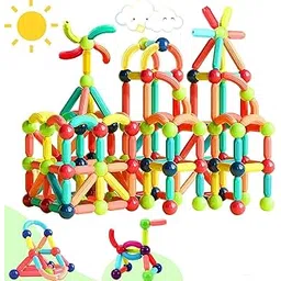TOYTASTIC Magnetic Sticks Game Kids Toy, Learning Sticks and Balls, Activities Toys for Toddlers, Educational Magnet Game,Kids Toy for 3+ Year Old Gifts(36pcs)-picture-20