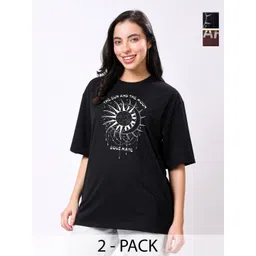 TQH Women Typography 2 Printed T-shirt-picture-29