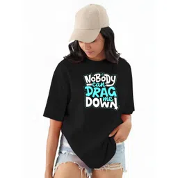 TQH Women Typography Printed Pockets T-shirt-picture-24