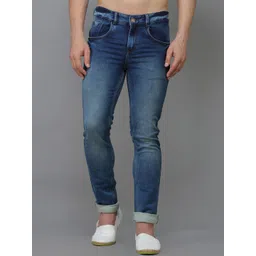 TQS Men Blue Urban Straight Fit Heavy Fade Jeans-picture-10