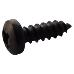 TR FASTENINGS Screw, Pozi Pan, Steel, Blk, #4X3X8, N40.375 PRSTABB100- (Pack of 100 Pcs)-image-45