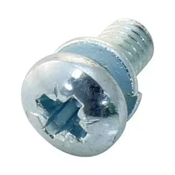 TR FASTENINGS SCREW, W/SPRING WASHER, M3X6, BX100, M36PRSTSSZ100- (Pack of 100 Pcs)-image-1