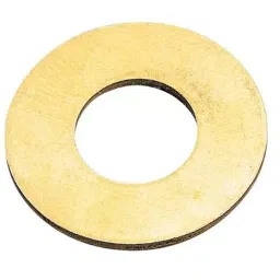 TR FASTENINGS WASHER, FORM A, BRASS, NP, M6, PK100, M6- FABRWAN100- (Pack of 100 Pcs)-image-0
