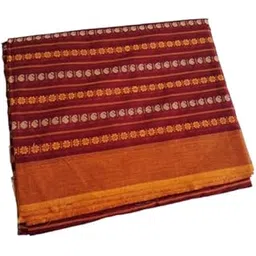 Traditional Chettinad Cotton Saree for Women | Pure Handloom Cotton with Rich Border Design | Comfortable all Occasions |Pure Handloom| Rich Look|Kanchipuram Saree |without blouse-picture-38