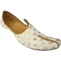 traditional funda Mens Ethnic Designer Punjabi Jutti Mojari Nagra for Party and Wedding Loafers For Men-picture-10
