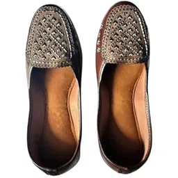 Traditional Leather Jutti for Men – Handcrafted Ethnic Mojari Shoes with Embroidery-picture-20