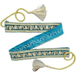 Traditional Red Vadannam for Women | Beautiful Handwork on Red Velvet Fabric with Zarkan and Stones for Girls, Kids, and Women-picture-26