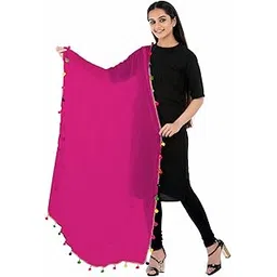 traditions bazaar Women's Solid Chiffon Dupatta-picture-26