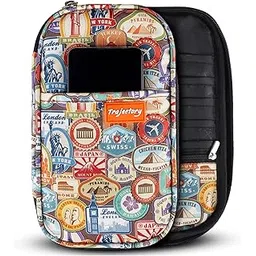 trajectory Travel Polyester Passport and Card Holder and Wallet Organiser Case for Daily Use and International Trip for Men's and Women's (Monument), Multicolor-picture-51