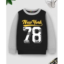 trampoline Boys Numeric Print Relaxed Fit Sweatshirt-picture-42