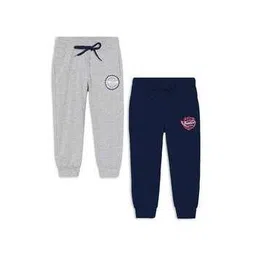 trampoline Pack of 2 Typographic Print Joggers-picture-40