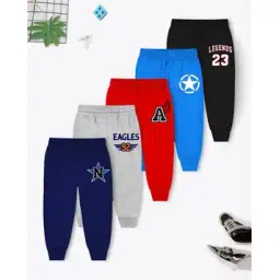 trampoline Pack of 5 Boys Printed Pyjamas-picture-33