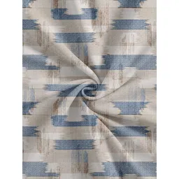 Trance Home Linen Blue & White Printed 180 TC Queen Bedsheet Sets - 1.83 m x 1.52 m-image-30