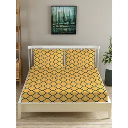 Trance Home Linen Unisex Yellow Bedsheets-picture-31