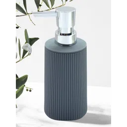 Tranquil square Adults Grey Solid Soap Resin Dispenser 250 ML Capacity-picture-39