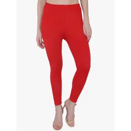 TRASA Women Slim-Fit Ankle-Length Cotton Leggings-picture-24