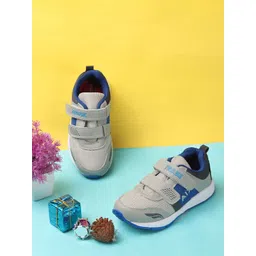 TRASE Boys Grey & Blue Running Shoes-picture-32
