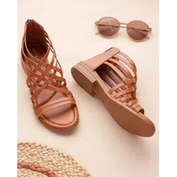 trase Women Flat Sandals with Synthetic Upper-picture-22