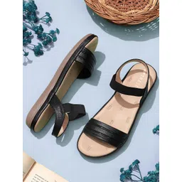 TRASE Women Open Toe Flats with Bows image 1