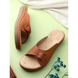 TRASE Women Open Toe Flats with Buckles-picture-17