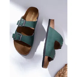 TRASE Women Open Toe Flats with Buckles-picture-21