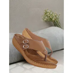 TRASE Women Open toe flats with Buckles Flats-picture-22