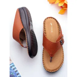 TRASE Women Open Toe Flats with Laser Cuts-picture-24