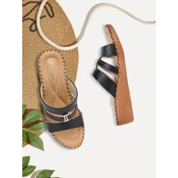 Trase Women's Black Casual Wedges-picture-29