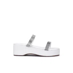 Trase Women's White Casual Wedges image 3