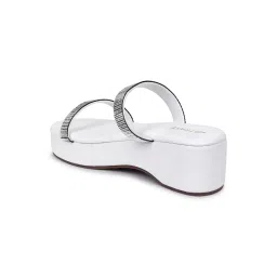 Trase Women's White Casual Wedges image 5