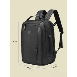 Travel Blue Black Unisex Laptop Backpack image 3